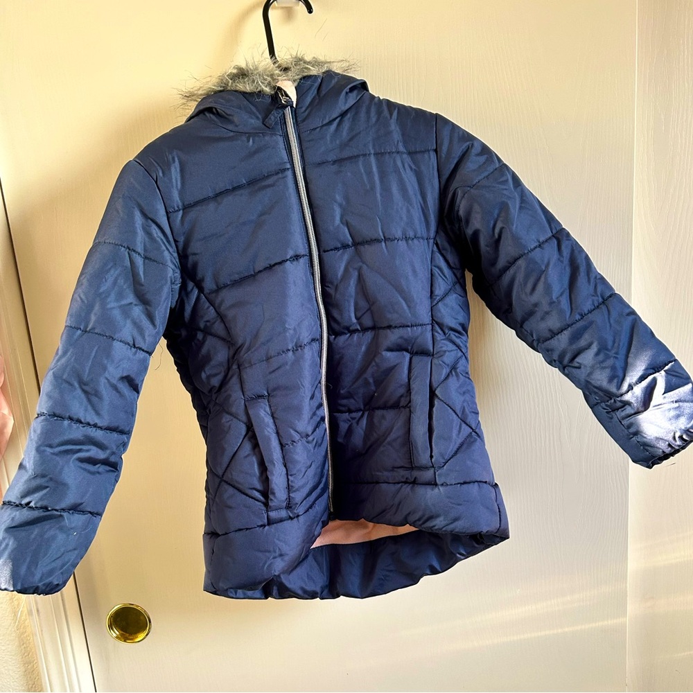 Kids Blue Puffer Jacket